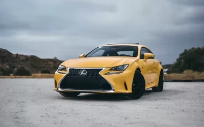 La,,California;,May,20,,2018.,Lexus,Rc,F,Sport,On